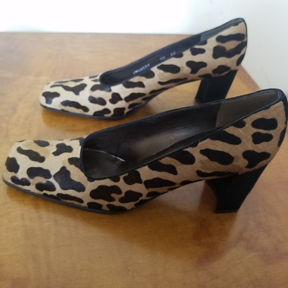 Stuart Weitzman Cheetah Print Shoes - Picture 1 of 8
